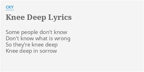 Knee Deep lyrics [CKY]