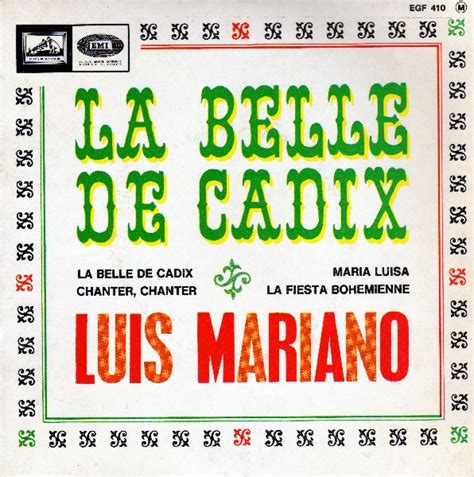 La Belle De Cadix lyrics [Luis Mariano]