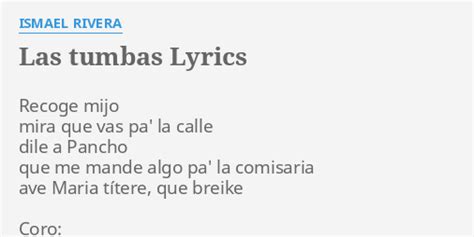 Las 11 Tumbas lyrics [Pedro Rivera]