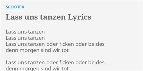 Lass dancen lass tanzen lyrics [Jazeek]