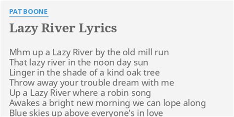 Lazy River lyrics [Kate Smith]