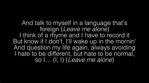 Leave Me Alone lyrics [Isaac Paris]