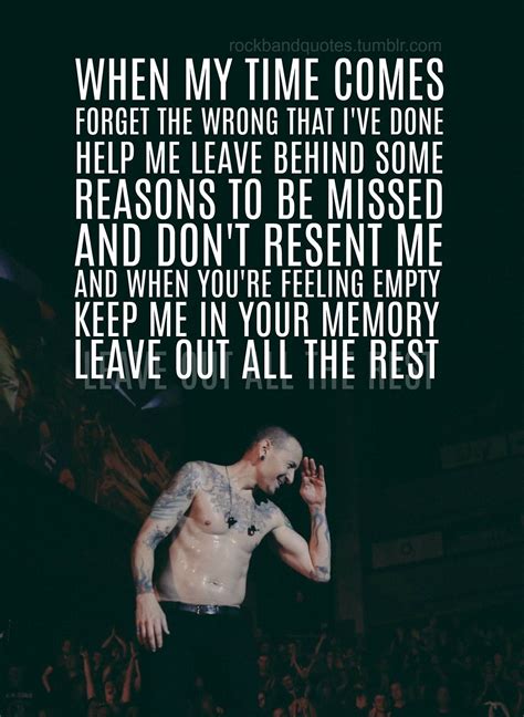 Leave Out All the Rest lyrics [Linkin Park]