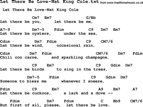 Let There Be Love lyrics [June Christy]