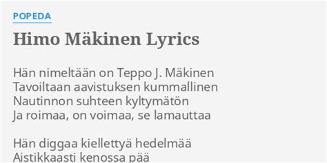 Lilli Kupponen lyrics [Popeda]