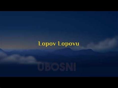 Lopov lyrics [Indira Radić & Alen Islamović]