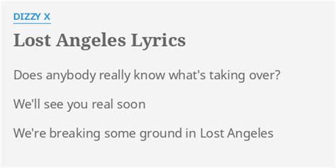 Lost Angeles lyrics [Ok, tyler]