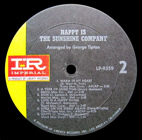 Love Is a Happy Thing lyrics [The Sunshine Company]