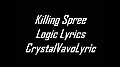 Lyrical Killing Spree lyrics [Mach-7 Muzik]