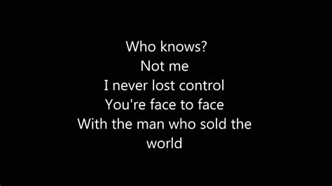 Man Who Sold the World lyrics [Tyler Cassidy]