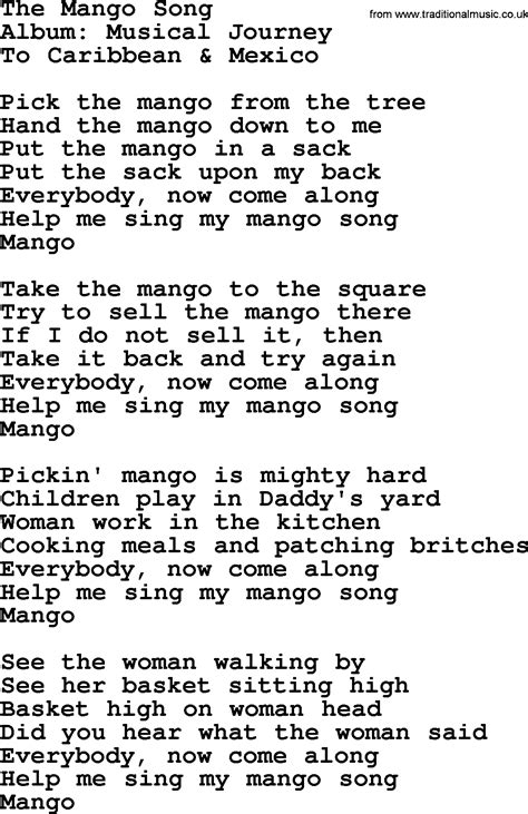 Mango lyrics [Yabe]