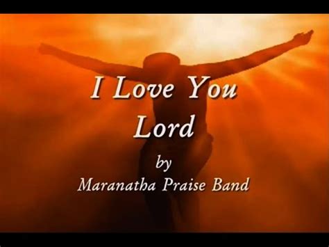 Maranatha lyrics [Love Song]