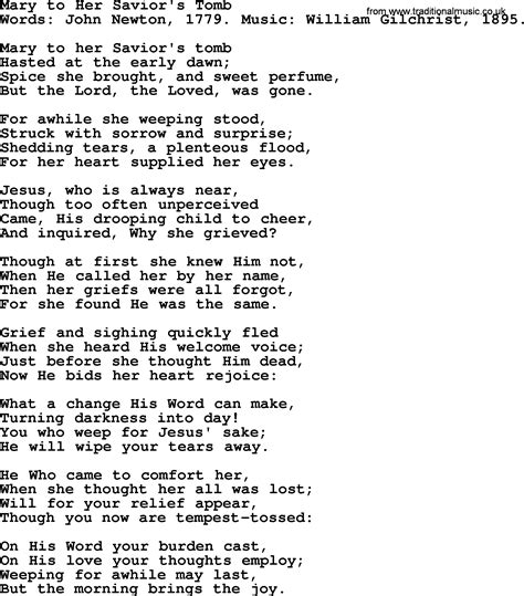 Mary at the Tomb lyrics [Neal Morse]