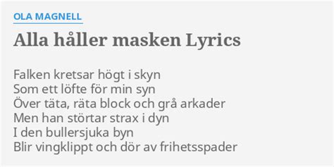 Masken lyrics [JAW]