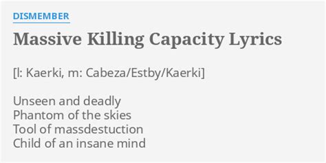 Massive Chilling Capacity lyrics [Smash Potater]