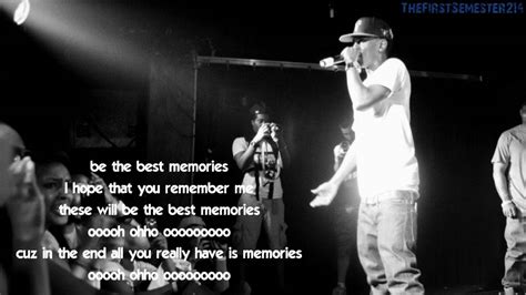 Memories lyrics [Big Sean]