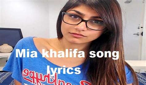 Mia Khalifa lyrics [Gray Kyd]