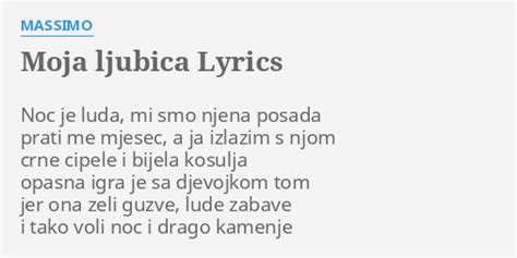 Moja Ljubica lyrics [Massimo (HRV)]