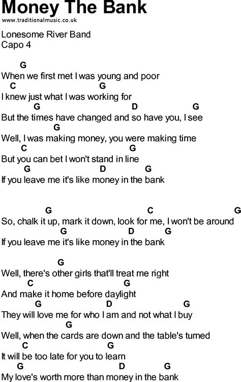 Money in the Bank lyrics [Asaviour]