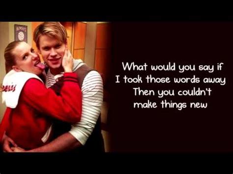 More Than Words lyrics [Glee Cast]