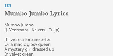 Mumbo Jumbo lyrics [IcyReece]