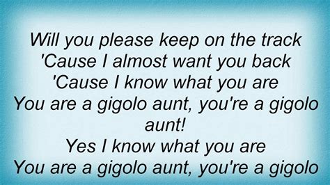 Only You lyrics [Gigolo Aunts]