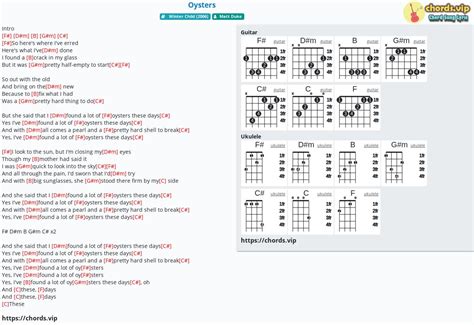 Oysters lyrics [Matt Duke]