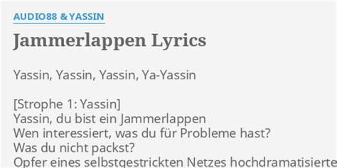 Panzerglas lyrics [Yassin]