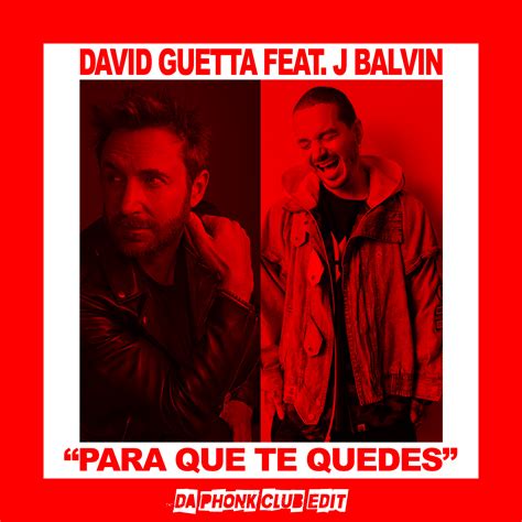 Para que te quedes lyrics [David Guetta]