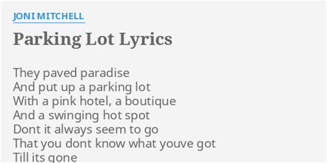 Parking Lot lyrics [The Magnettes]