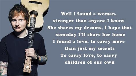 Perfect lyrics [Ed Sheeran]