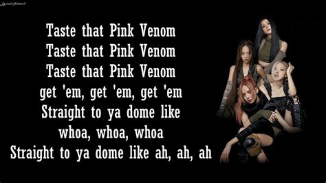 Pink Venom lyrics [BLACKPINK]