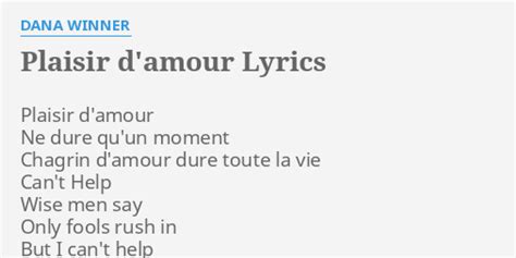 Plaisir lyrics [La Femme]
