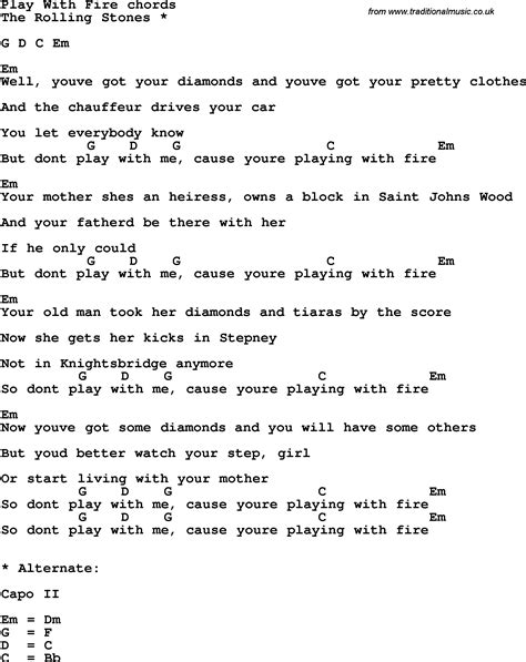 Playing With Fire lyrics [Breakup Shoes]
