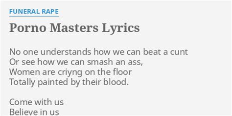 Porno Masters lyrics [Funeral Rape]