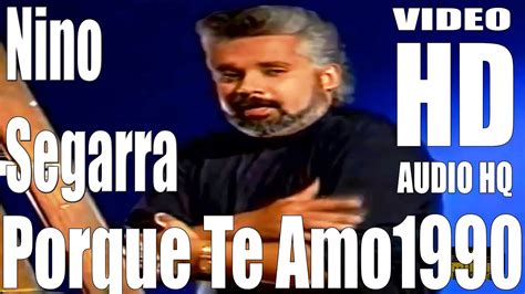 Porque te amo lyrics [Nino segarra]