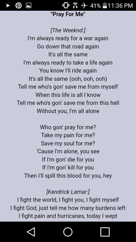Pray For Me lyrics [Che Ecru]