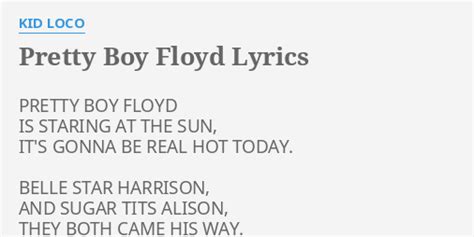 Pretty Boy Floyd lyrics [Bill Staines]