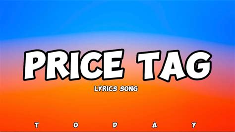 Price tag lyrics [IamCreed]