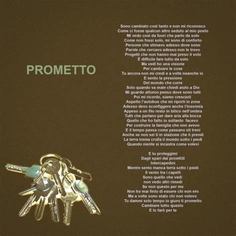 Prometto lyrics [Zero Paga]