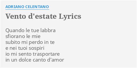 Quando lyrics [Adriano Celentano]