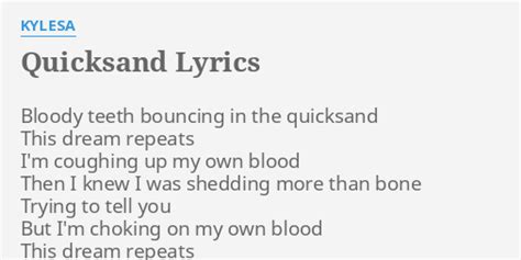 Quicksand lyrics [Kylesa]