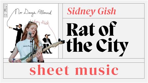 Rat of the City lyrics [Sidney Gish]