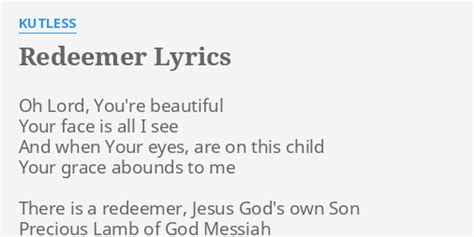 Redeemer lyrics [Kutless]