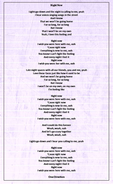 Right Now lyrics [Courage]