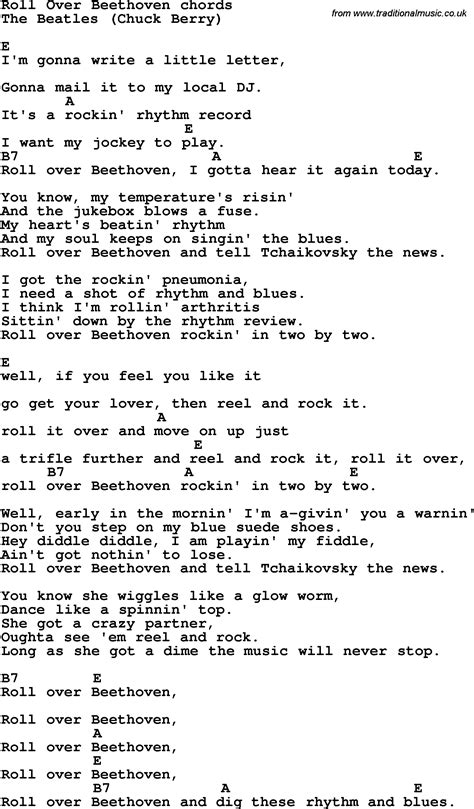 Roll Over Beethoven lyrics [The Rokes]