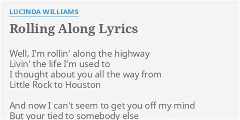 Rolling Along lyrics [Lucinda Williams]