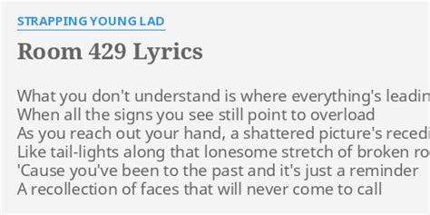 Room 429 lyrics [Strapping Young Lad]