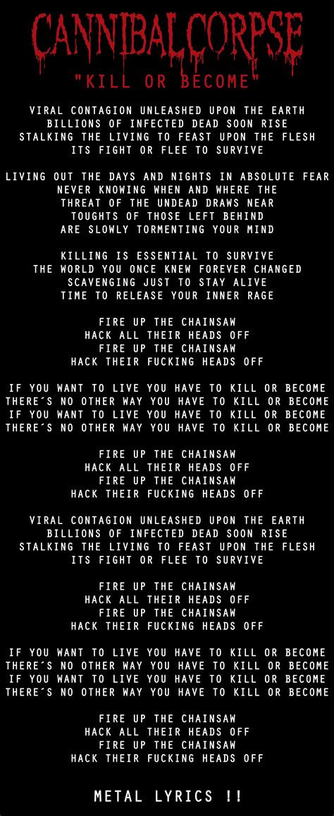 Rotting Head lyrics [Cannibal Corpse]