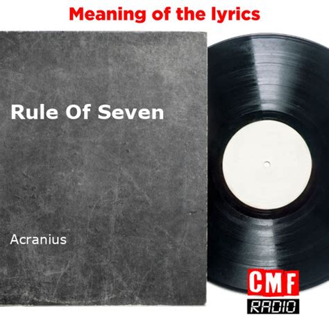 Rule of Seven lyrics [Acranius]